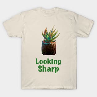 Potted prickly cactus kids and adult t-shirt Looking sharp T-Shirt